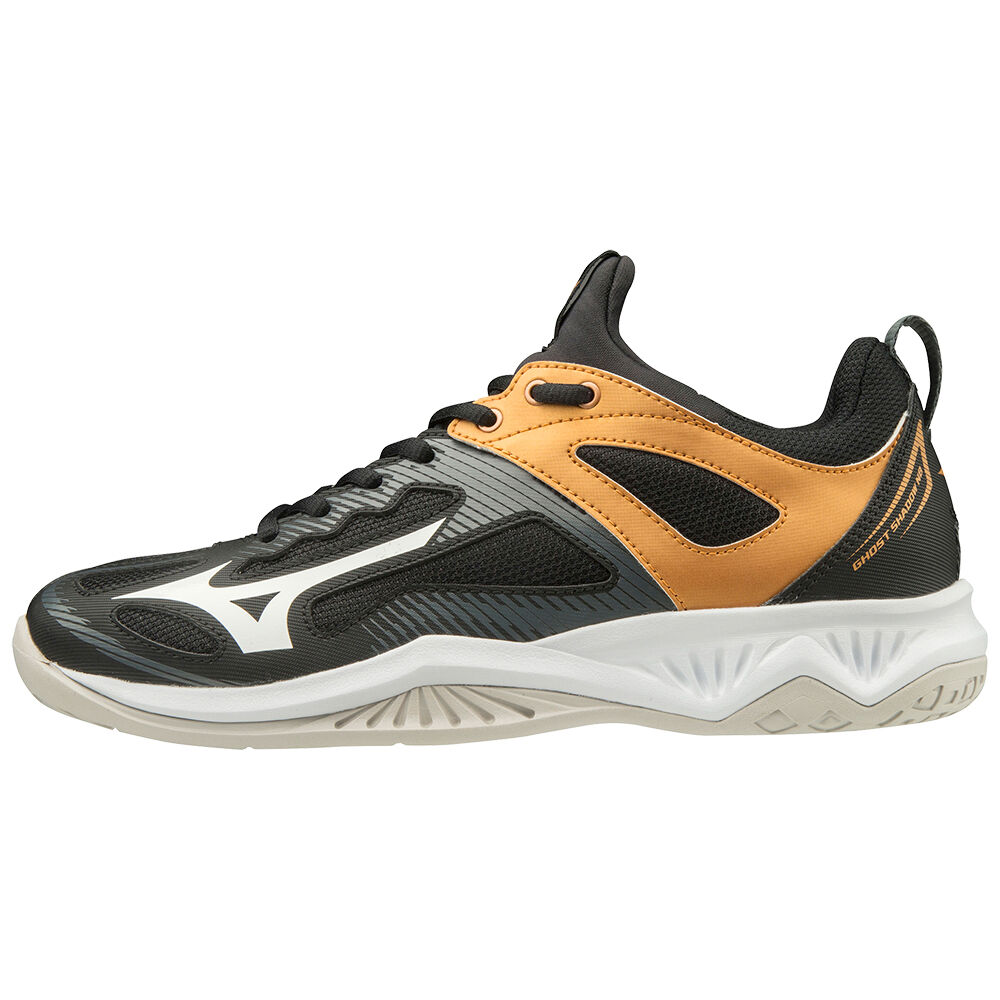 Tenis Futsal Mizuno GHOST SHADOW NB - Mulher - Pretas/Branco - QRPLC5324